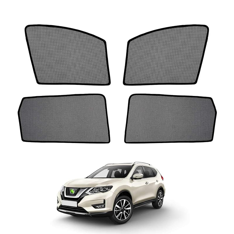 Protetor solar magnético para janelas laterais traseiras Nissan Rogue 2014–2020 CARTIST, não compatível com Rogue Sport, 4 peças