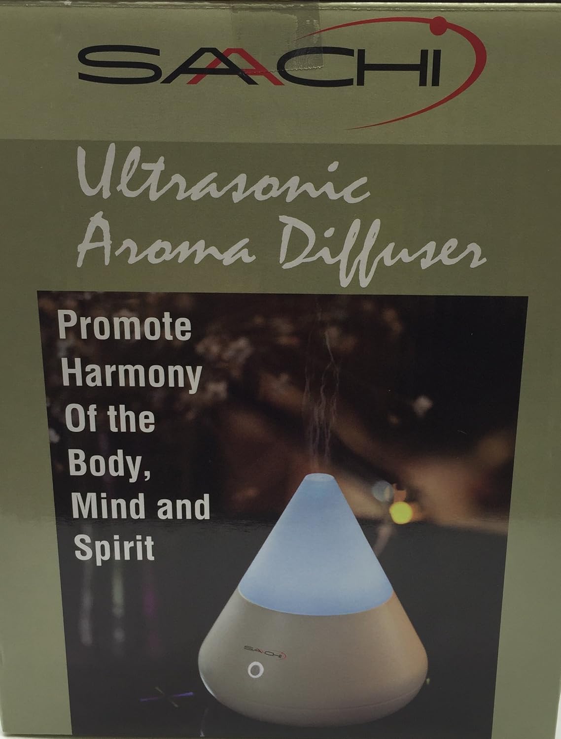 Saachi Aromatherapy Ultrasonic Essential Oil Aroma Diffuser Therapeutic Air Freshner