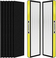 Vista 8 de Paquete de 3 filtros de repuesto HEPA True FLT5000 FLT5250PT FLT5111, compatible con purificador G-Guardian AC5000, AC5000E, AC5250PT, AC5350B