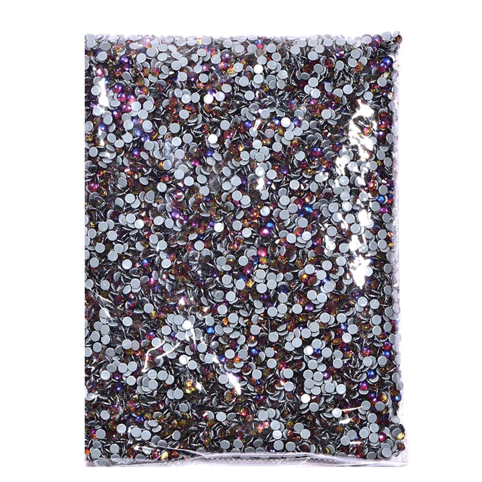 Lot de 14 400 strass thermocollants en vrac - 41 couleurs - Couleur : 13 - Taille : SS16 14400 pièces