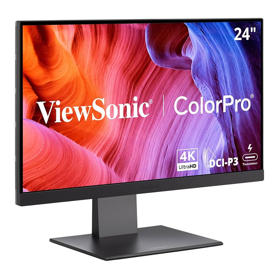 Amazon.com: ViewSonic VP2488-4K 24 Inch 4K Mac-Ready Monitor