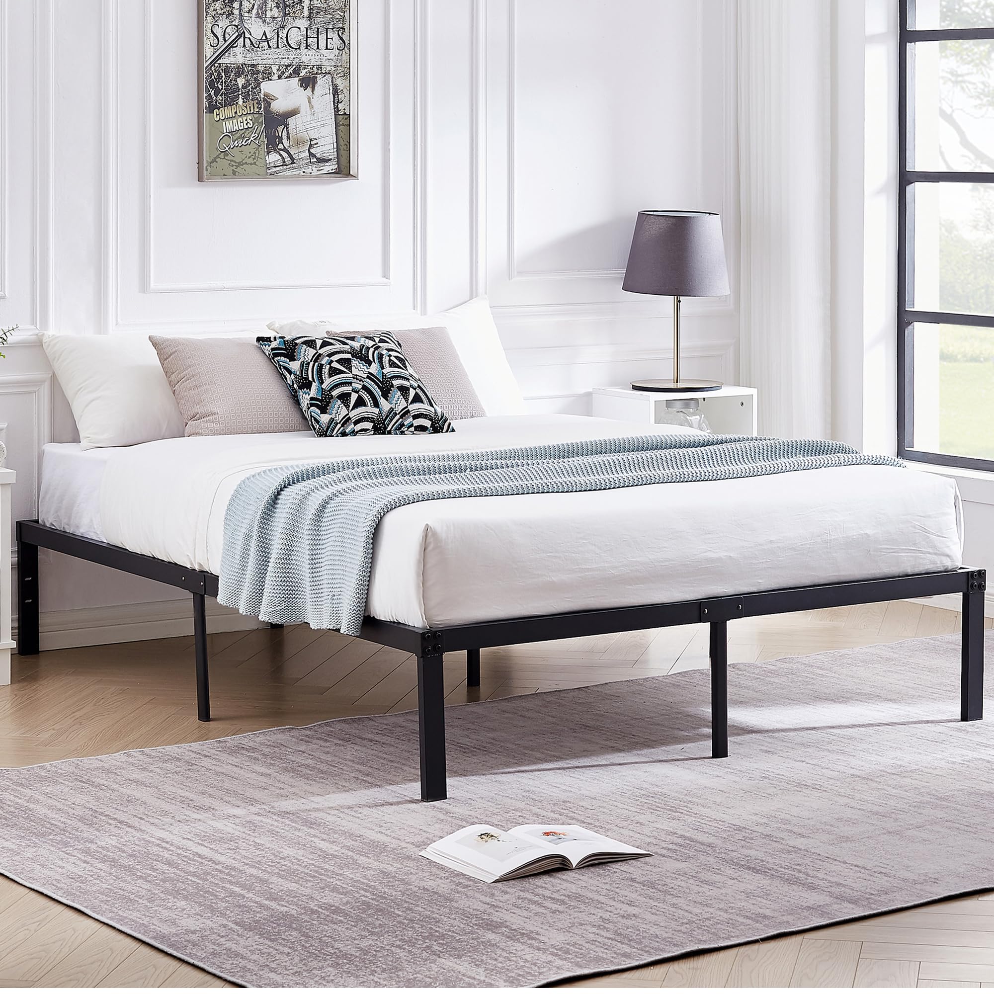 VECELO Queen Size Bed Frame,Modern for sale Mesa, AZ Nellis Auction