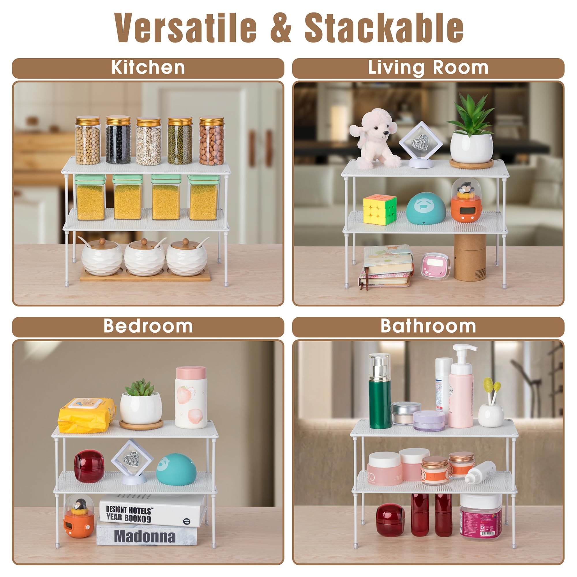 Scaffale Espandibile Per Armadietti Organizer Cucina A Scomparsa Bagno