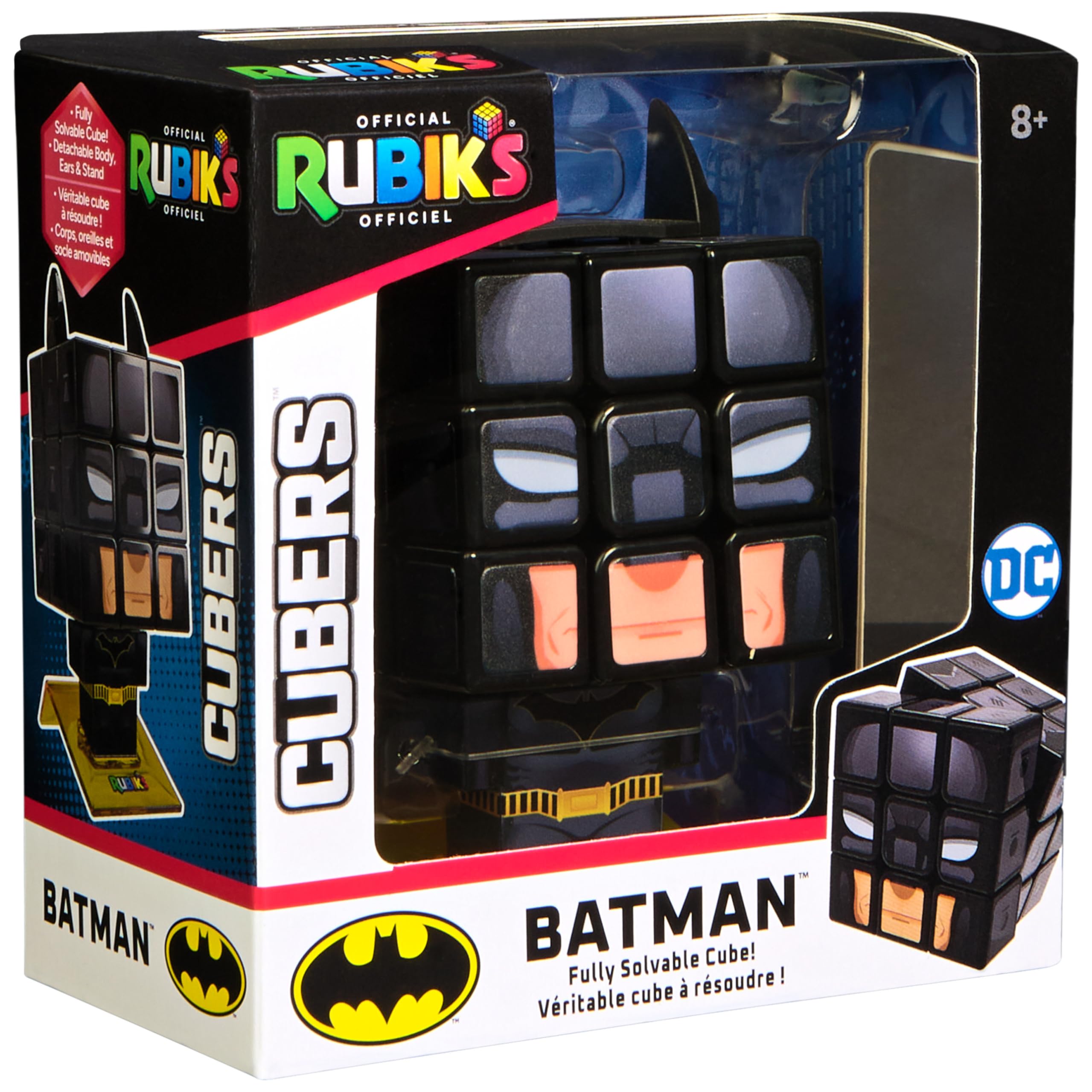 Cubo Rubik's, cuber Batman, rompicapo da risolvere, articolo da collezione Batman, giocattolo tattile, per adulti e bambini dagli 8 anni in su