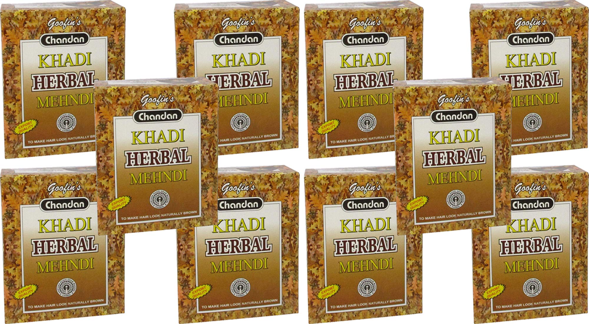 khadi pure gramodyog Goofin's khadi Herbal Mehndi - Pack of 10 (800g, Brown)-picture-14