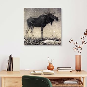 Posterlounge Moose Skutt and Princess Tuvstarr Acrylic print