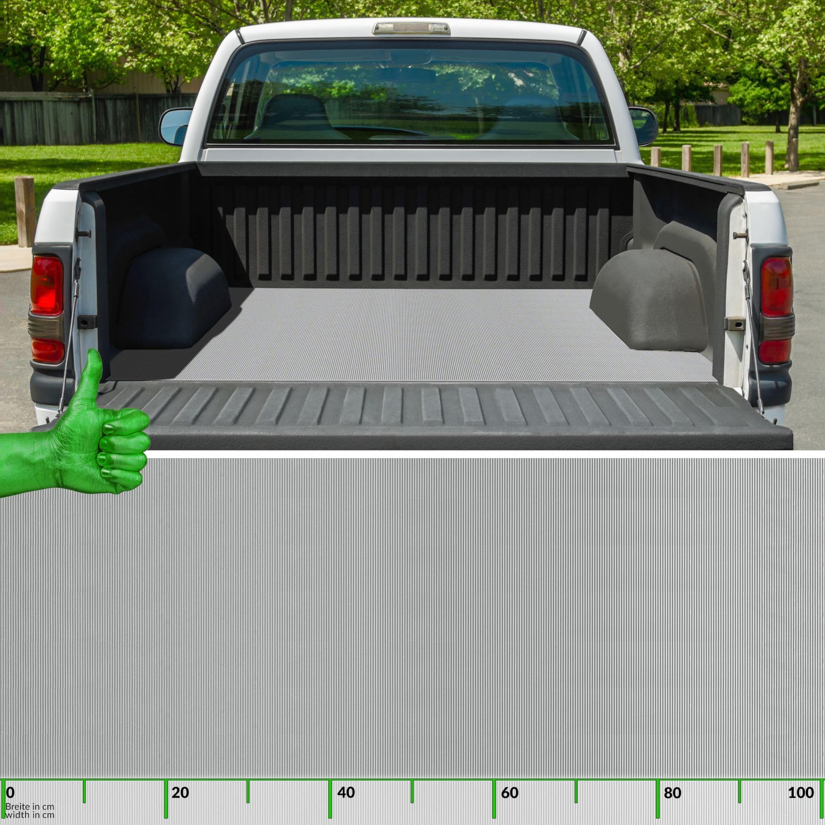 Tapis En Caoutchouc à Fines Rainures Pour Paillasson 1200 X 3 Mm