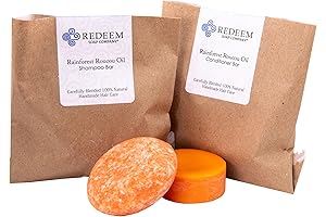 Rainforest Roucou Shampoo and Conditioner Bars: Redeem Your Hair's Natural Radiance