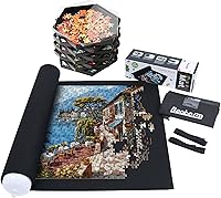 Vista 1 de Alfombrilla para rompecabezas Becko + 8 bandejas de clasificación de rompecabezas