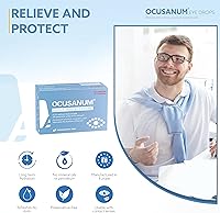 Vista 3 de Ocusanum - Gotas para ojos secos de un solo uso Gotas lubricantes para lentes de contacto Gotas para los ojos sin conservantes Gotas oculares