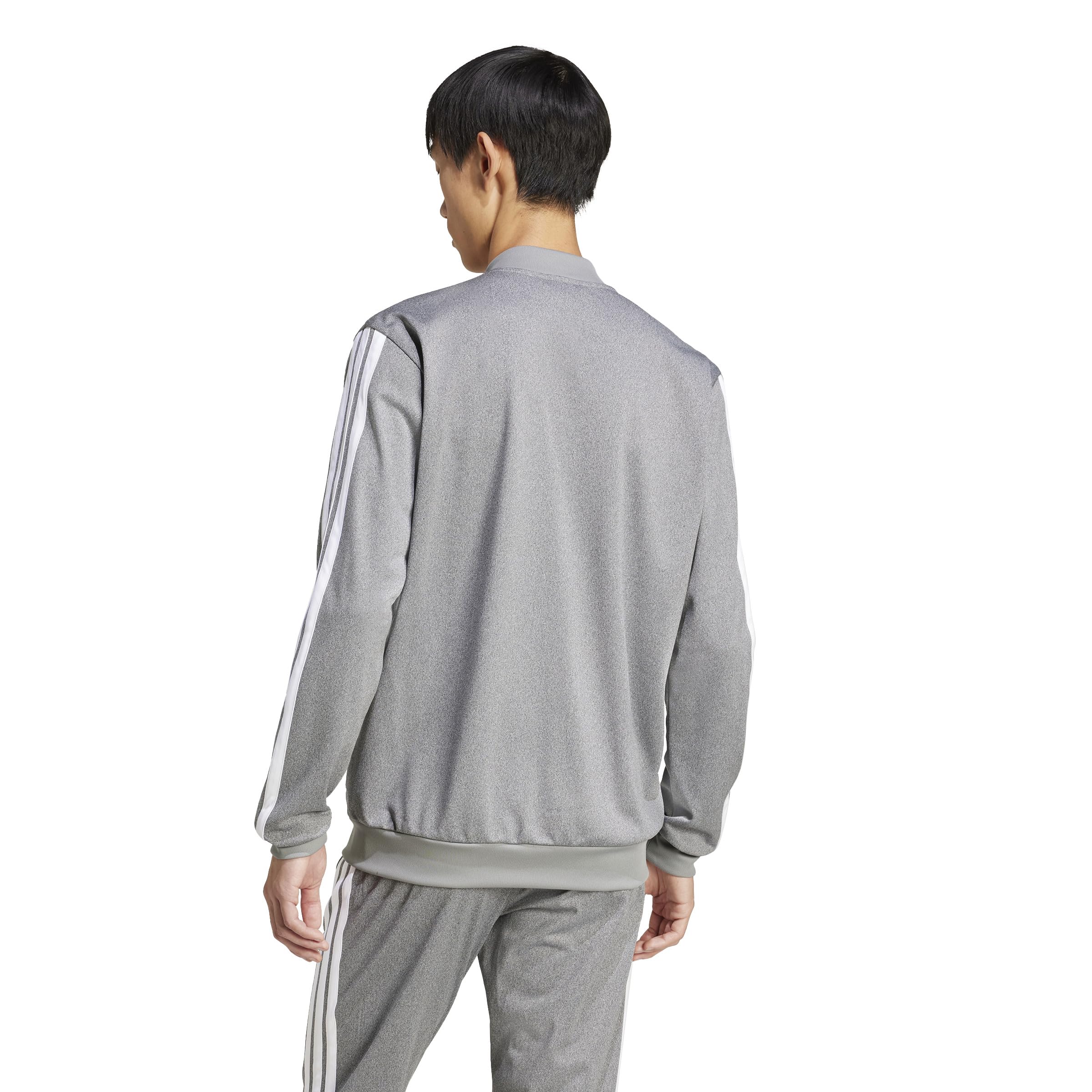 adidas Tricot Regular Fit Track Top Melange Sudadera Hombre (Pack de 1)