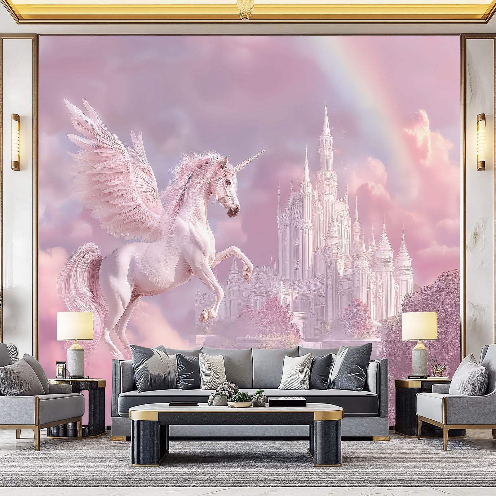Tapisserie cheval magique pour s'évader dans un rêve éveillé romantique