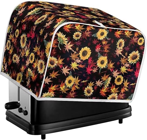 Vista 12 de Dreaweet Funda para tostadora de dibujos animados Kawaii Toast, de poliéster, se adapta a la mayoría de tostadoras de ranura larga de 4 rebanadas