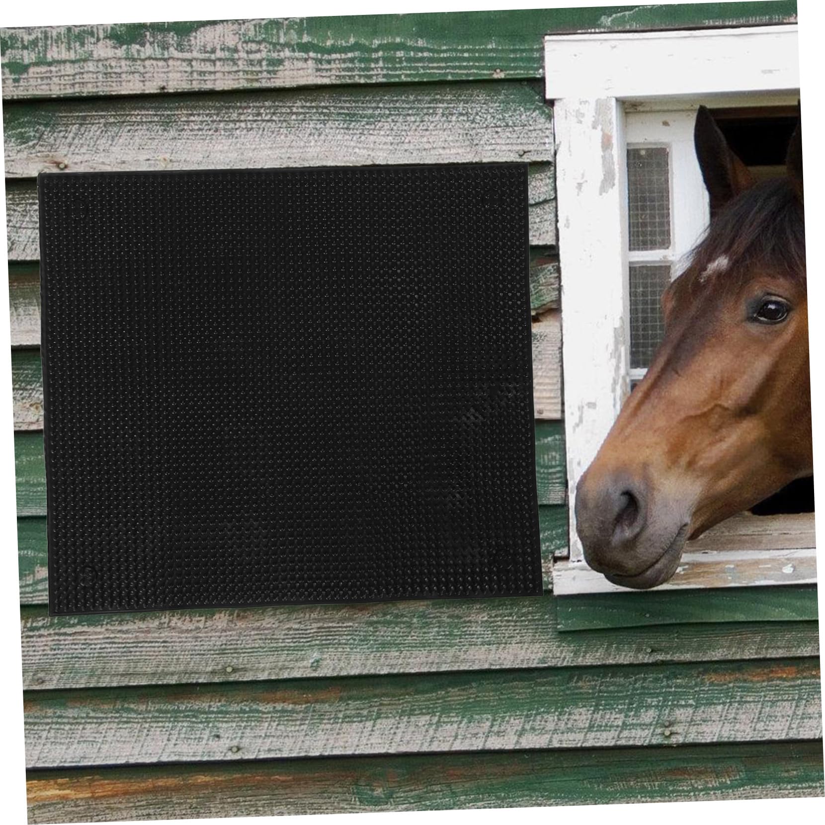 SUPVOX Tappetino Antiprurito per Bovini Setole Morbide Accessorio Resistente per Allevamenti e Stalle Spazzola per Equini e Mucche Facile da Installare