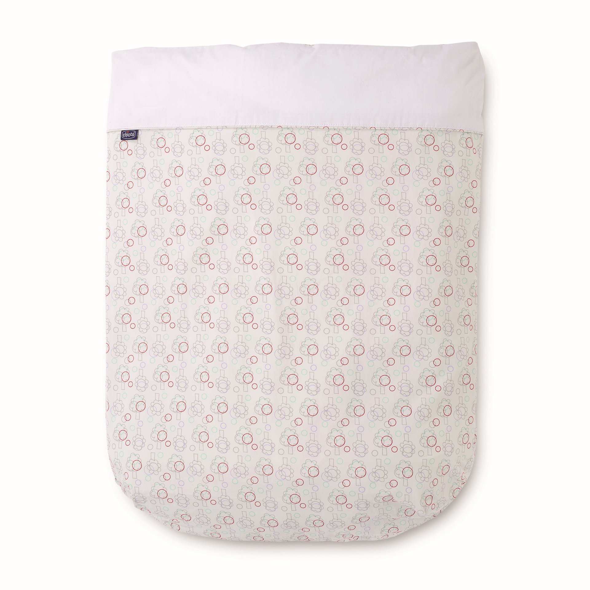 Chicco Nature - Juego de sábanas estampadas para cuna Lullago y Next 2 Me, beige