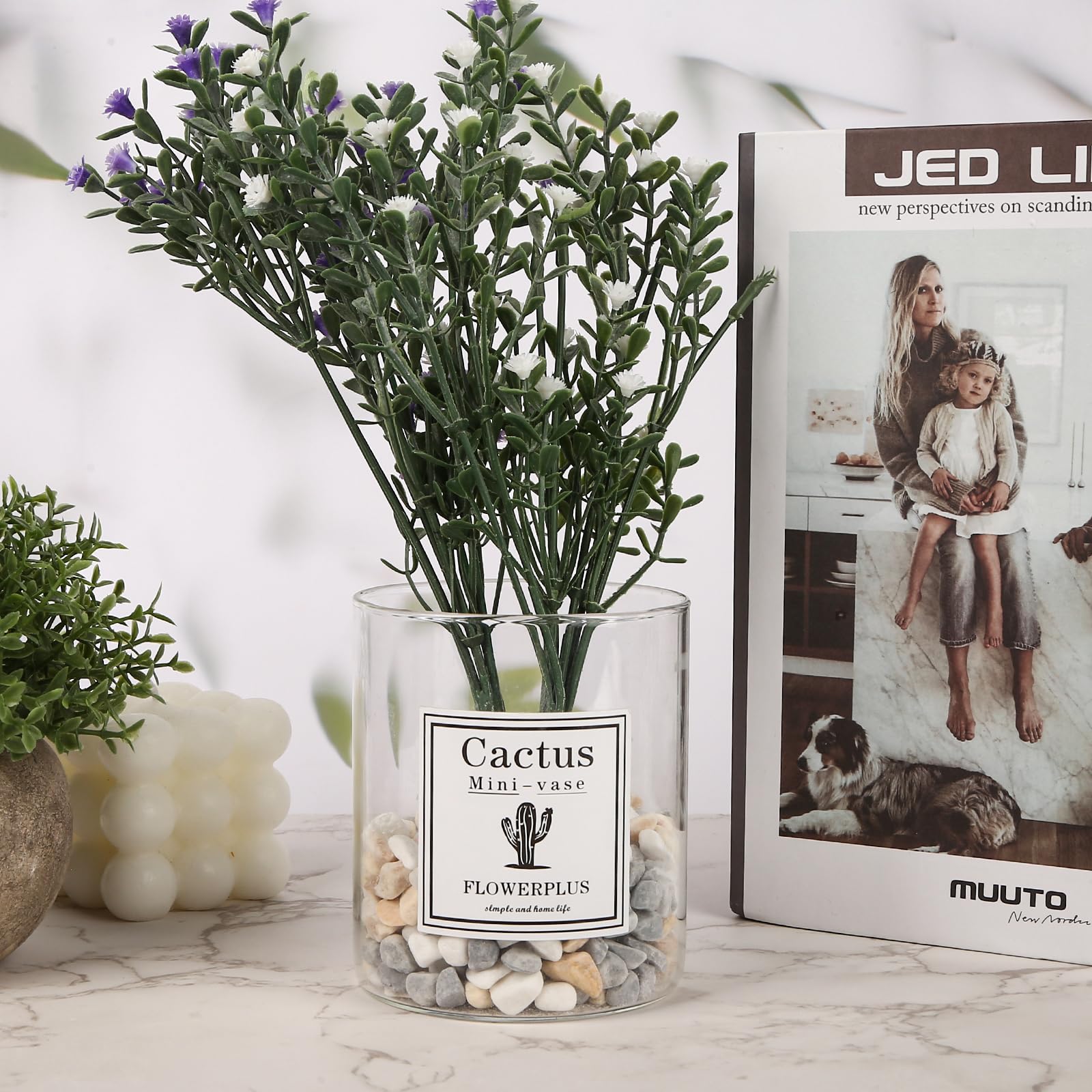 HAKACC 900g Dekorative Steine, Blumentopf Kieselstein Poliert Jade fr  Aquarium, Blumentopf Landschaftsbau Vase Fller Gartendekoration :  Amazon.de: Kche, Haushalt & Wohnen