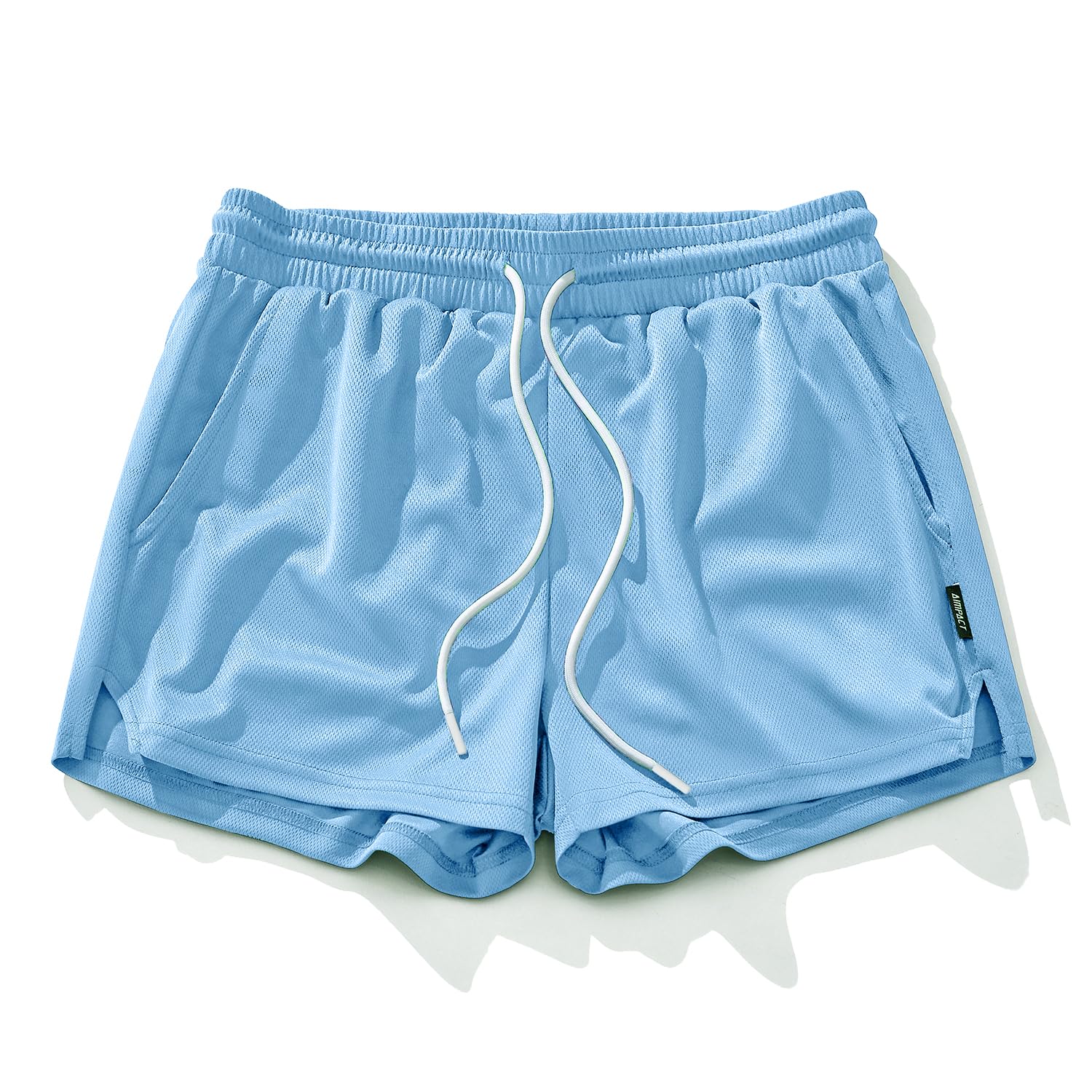 AIMPACT Mens Mesh Running Shorts 3 Inch Quick Dry Lightweight Gym Workout Athletic Shorts for Men with Pockets