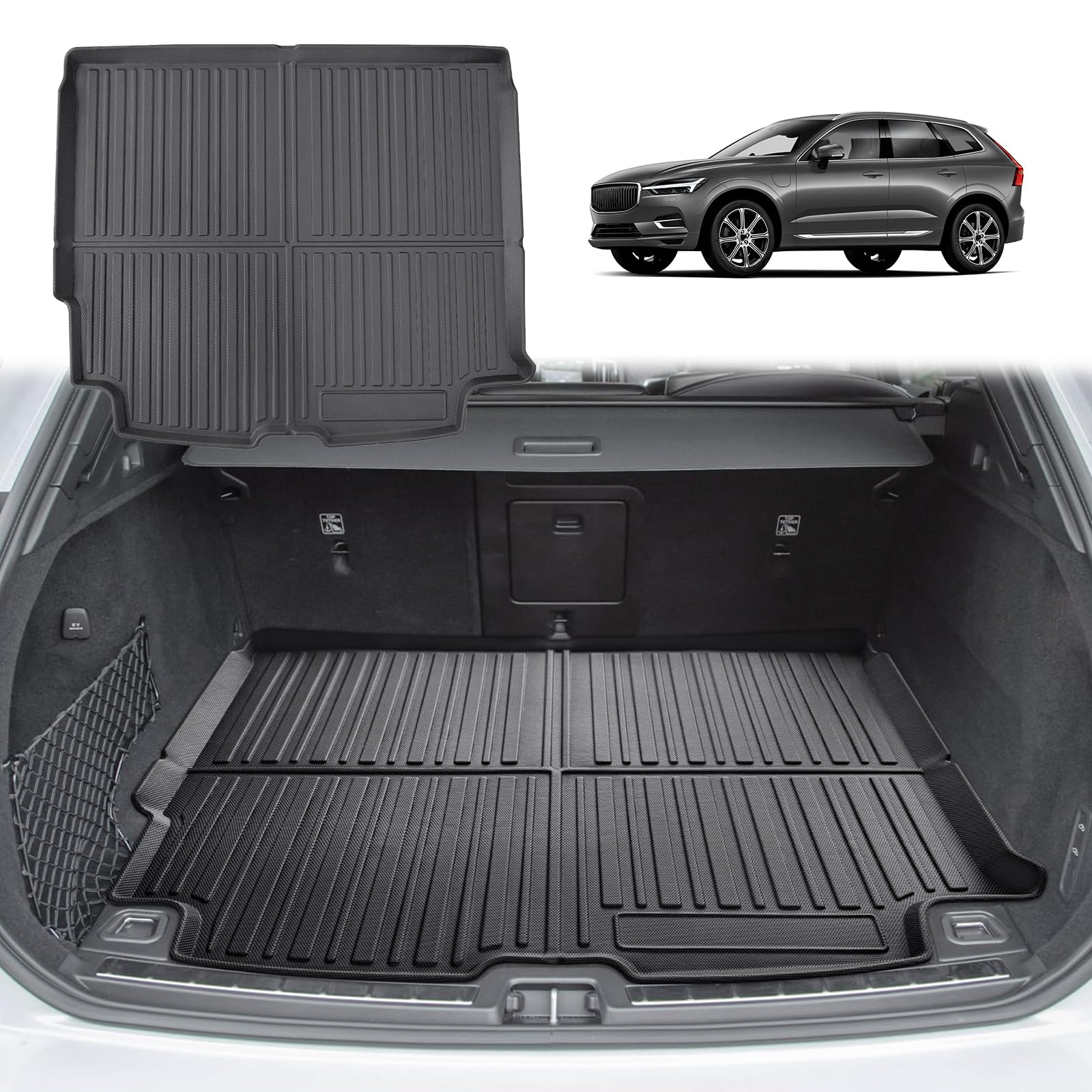 ELMASLINE 3D rubberen kofferbakmat voor Volvo XC60 / XC-60 ELMASLINE 3D rubberen kofferbakmat voor Volvo XC60 / XC-60