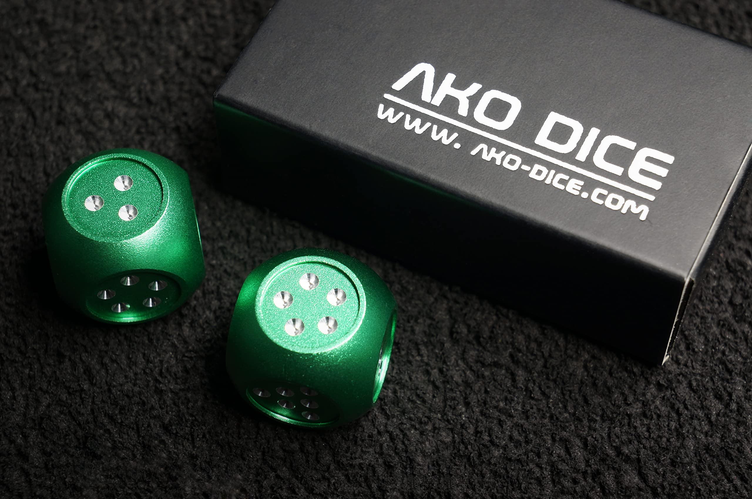 Amazon | AKO DICE II メタルダイス サイコロ 2個入り グリーン