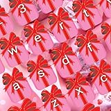 ピンクのバレンタインデーのキーボード
