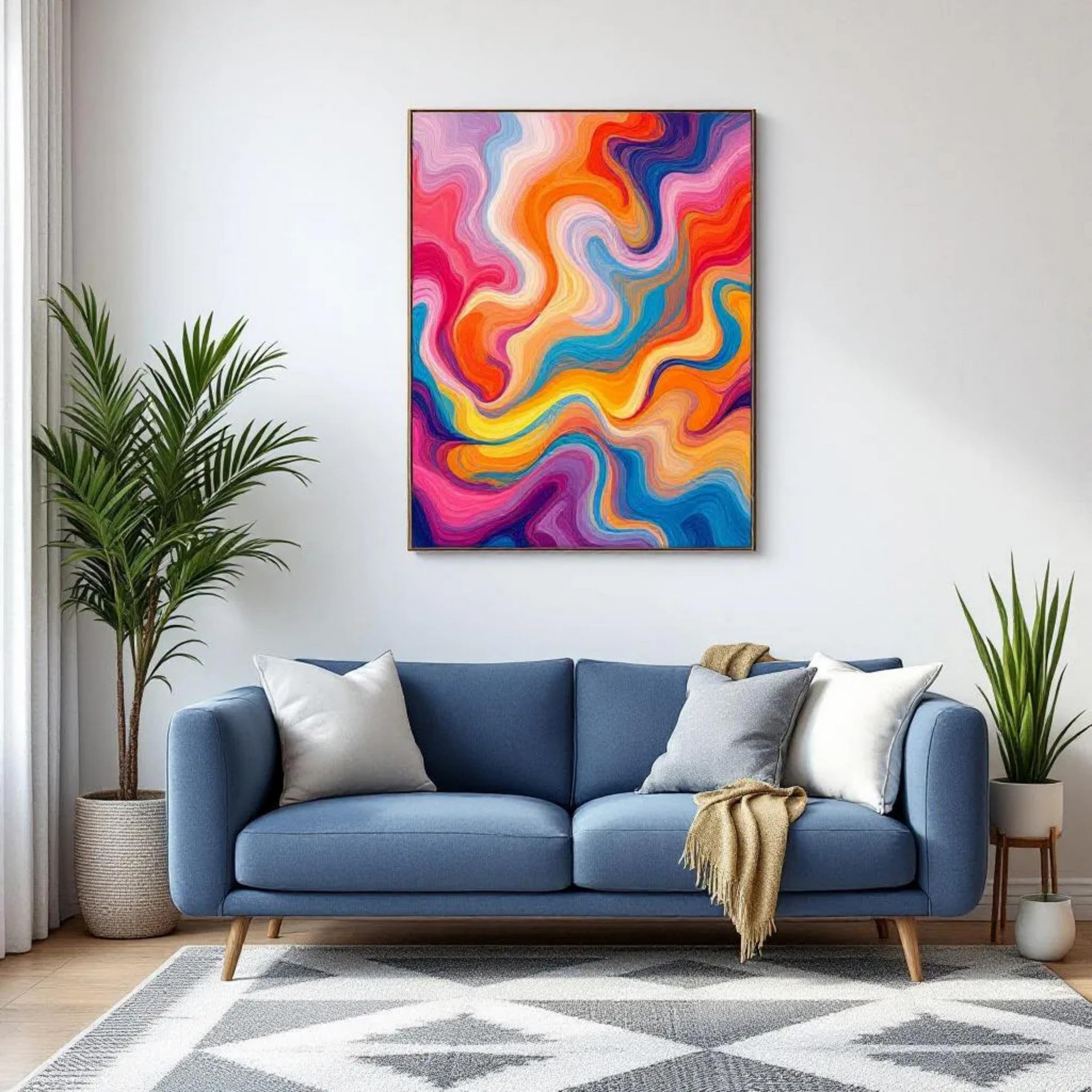 Juego de 2 lienzos XL sobre bastidor, 100 x 80 cm, lienzo artístico con 3 capas de tela de lino imprimada, lienzo básico de algodón, lienzo de pintura para pintura acrílica y pintura al óleo