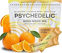 Vista 11 de Psychedelic Water Mezcla en Polvo para Bebida Calmante de Kava (14x5.5g) Polvo de Kava Saborizado - Sobres de Bebida Calmante en Polvo - Bebidas