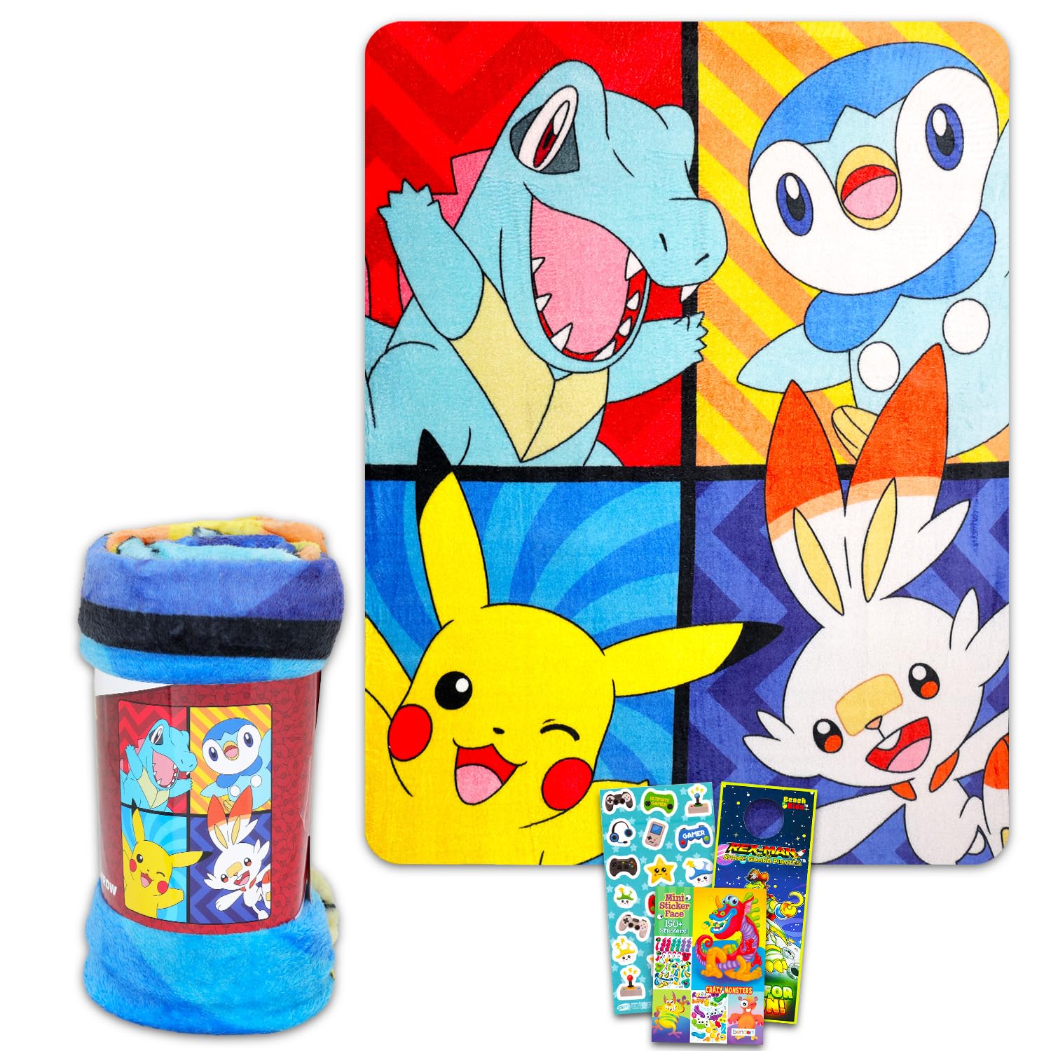 Pokemon Fleece Decke Für Kinder - 100x140cm Superweich Für Jungen, Geschenkidee