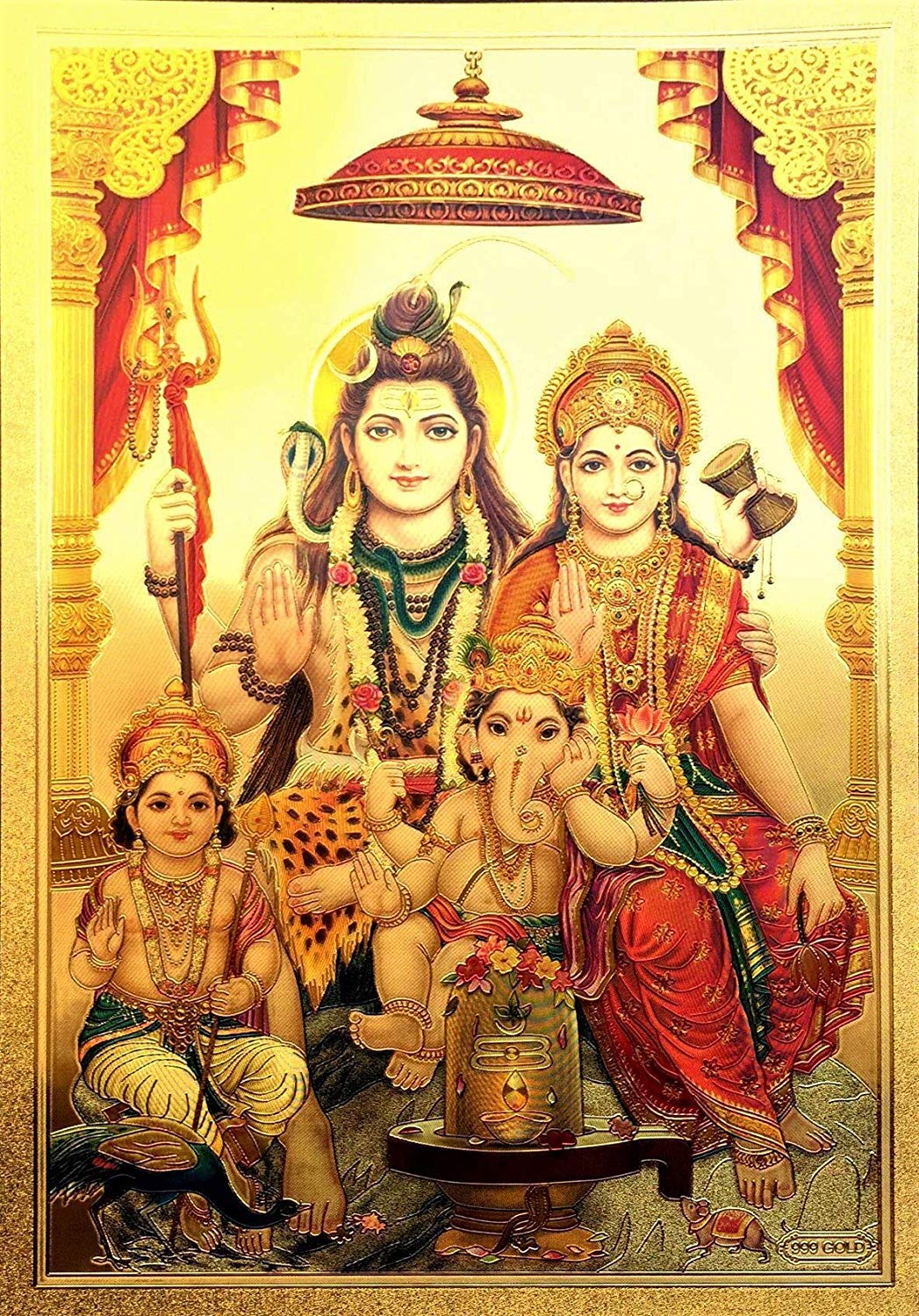 Buy SHINE MILL Hindu spiritua God Idoll Wall Hanging Handicraft Hindu