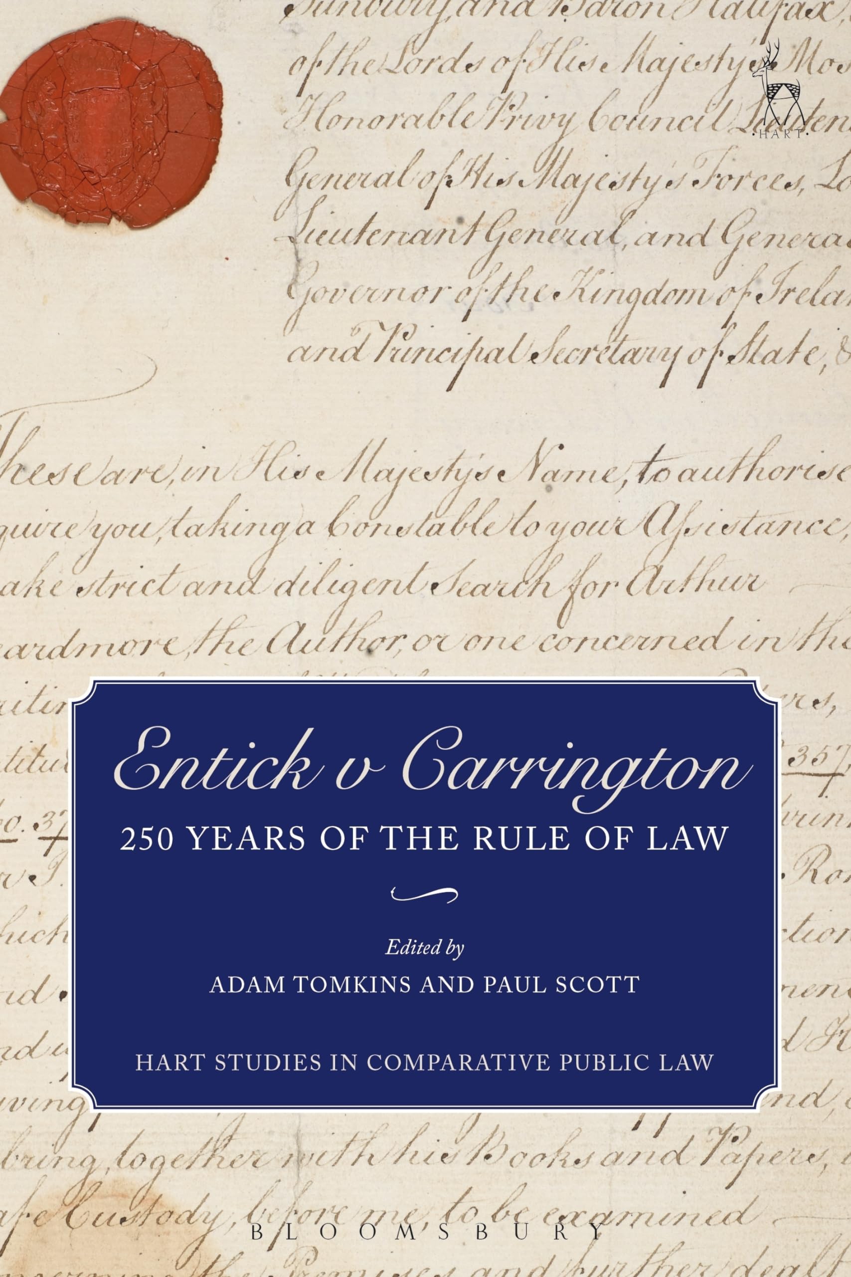 Buy Entick v Carrington: 250 Years of the Rule of Law: 9 (Hart Studies in Comparative Public Law) — BookShops.in
