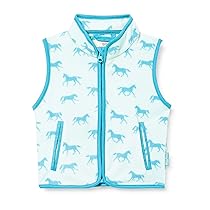 Playshoes Gilet in pile, Piano da esterno Unisex – Bambini e ragazzi, Cavalli, 104