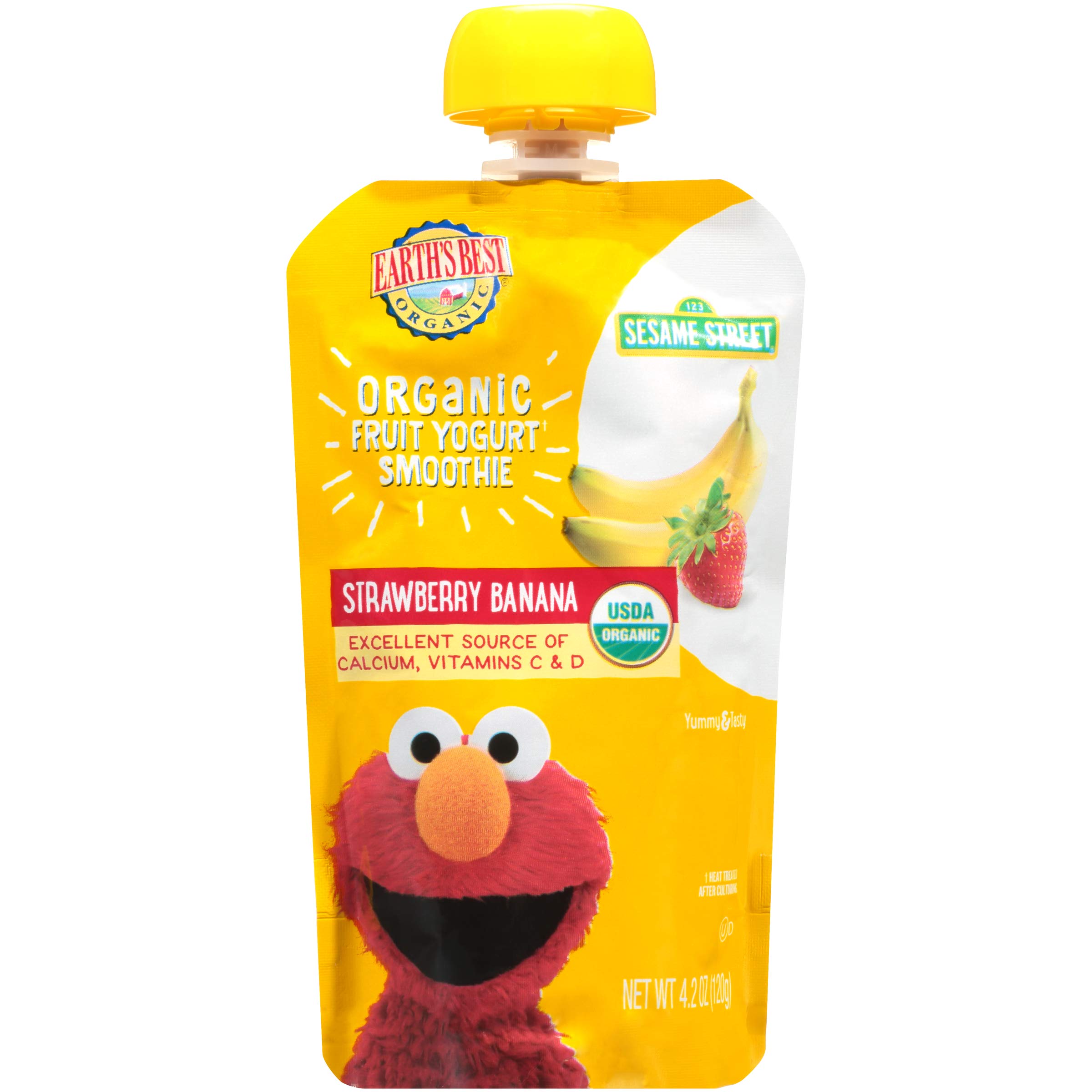 Earth's Best Sesame Street Yogurt Strawberry Low Fat Ct ubicaciondepersonas.cdmx.gob.mx