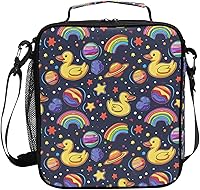 Vista 13 de MNSRUU Lunch Bags for Boys Girls, Wolf Reusable Insulated Lunch Box Thermal Meal Tote Kit, Cooler Bag Organizer with Adjustable Shoulder Strap