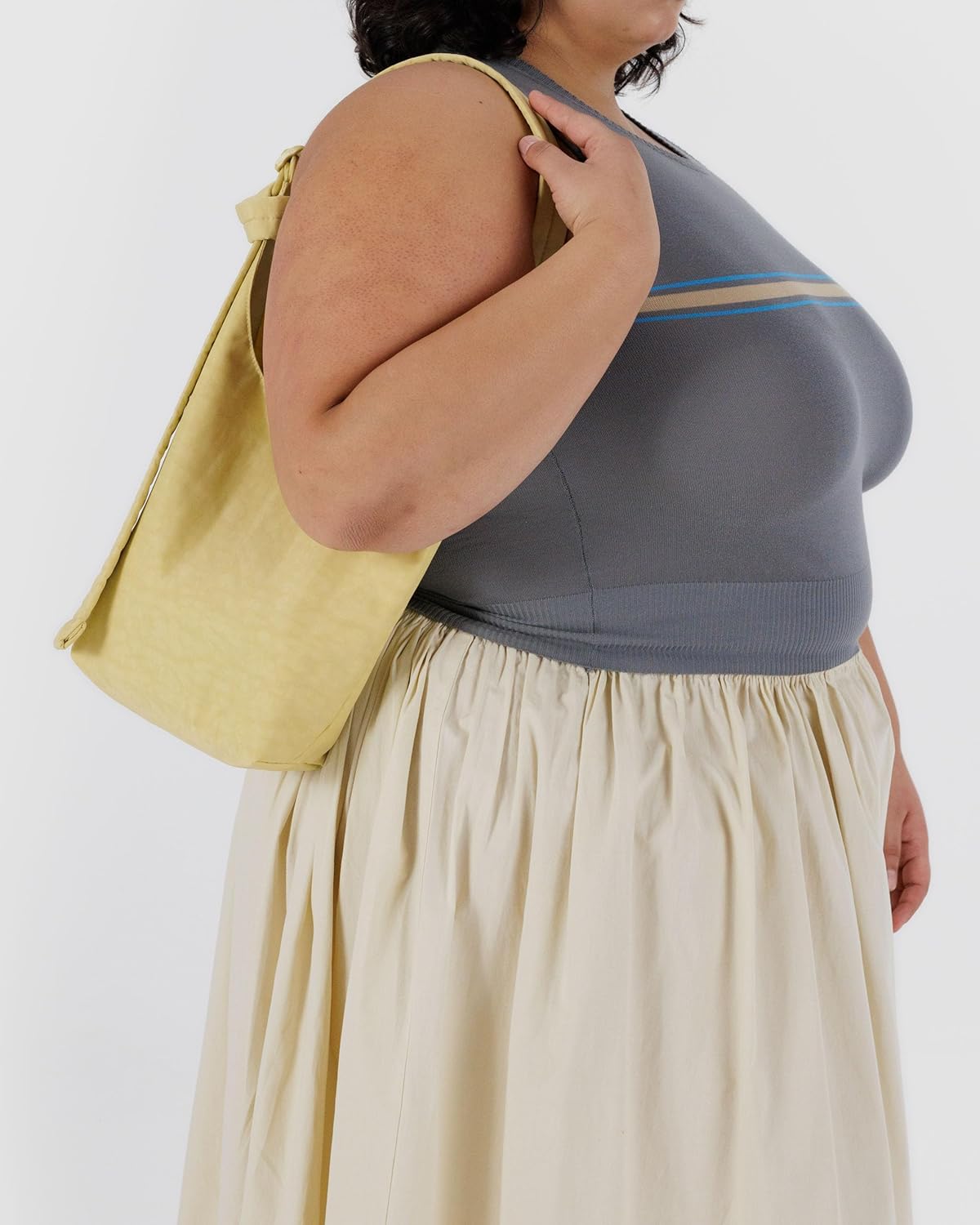 BAGGU Small Nylon Sling - Butter - Image 2