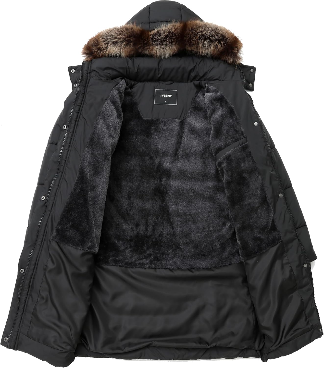 GOLDLADIES Women's Waterproof Long Winter Coat Thickened Down Puffer Jacke Winter Parka - Image 3