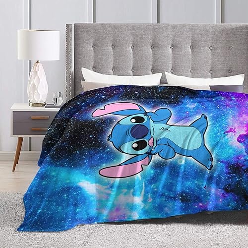 Miniatura 3 de YILDEX Manta de franela para todas las estaciones, manta de cama para sofá (50 x 40 pulgadas, negro)