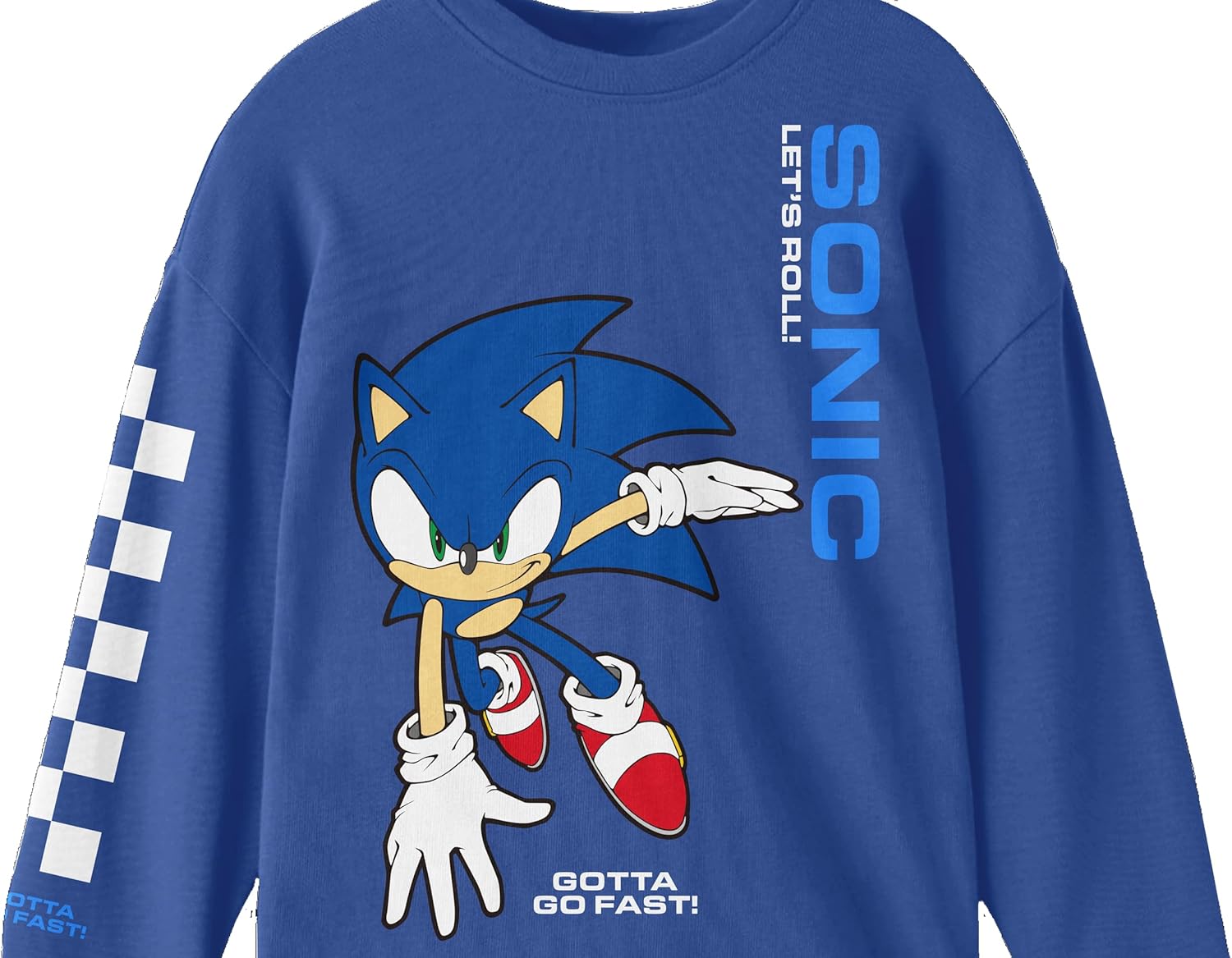 Sonic The Hedgehog Life in The Fast Lane Character Art Boy’s 3-Pack Crew Neck Long Sleeve Shirts - Image 5