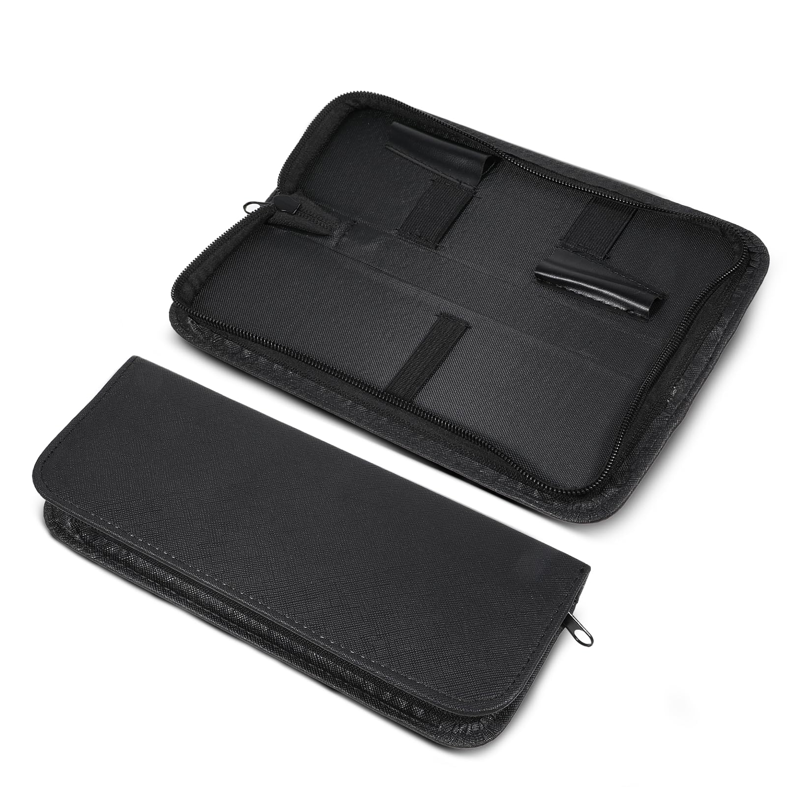 Hair Tools Organizer Bag, Professional Scissor Case for Hair Styling Tools, Black Color One Piece, Barber Styling Storage Pouch, Hairstylist Carry Holder, Portable Gear Storage Bag-image-1
