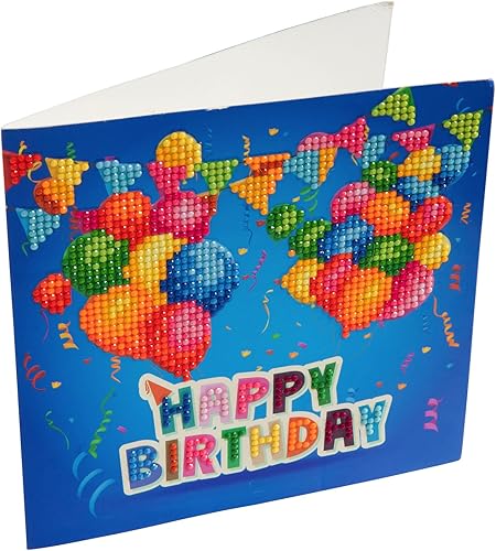 Miniatura 18 de Crystal Art Tarjeta de cumpleaños amigos 7.1 x 7.1 in