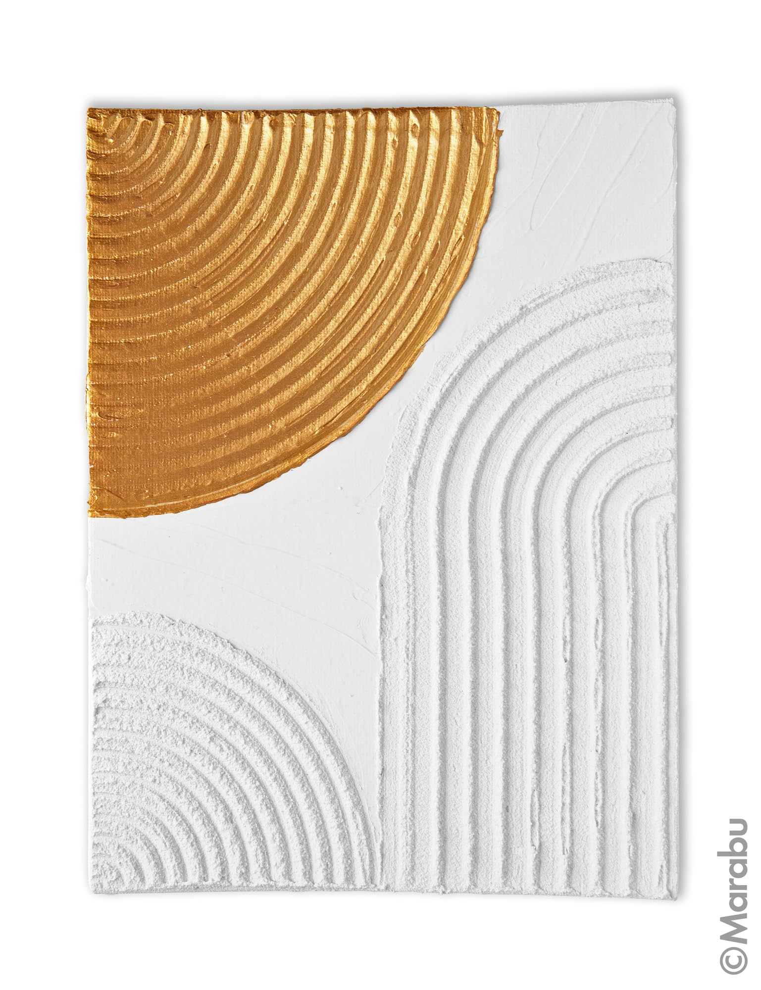 Marabu Set di paste acriliche STRUCTURED ART con spatola, coltello da pittura e cartone da colorare, set da pittura per mixed media, art journaling, spatole, ecc., 120200000088