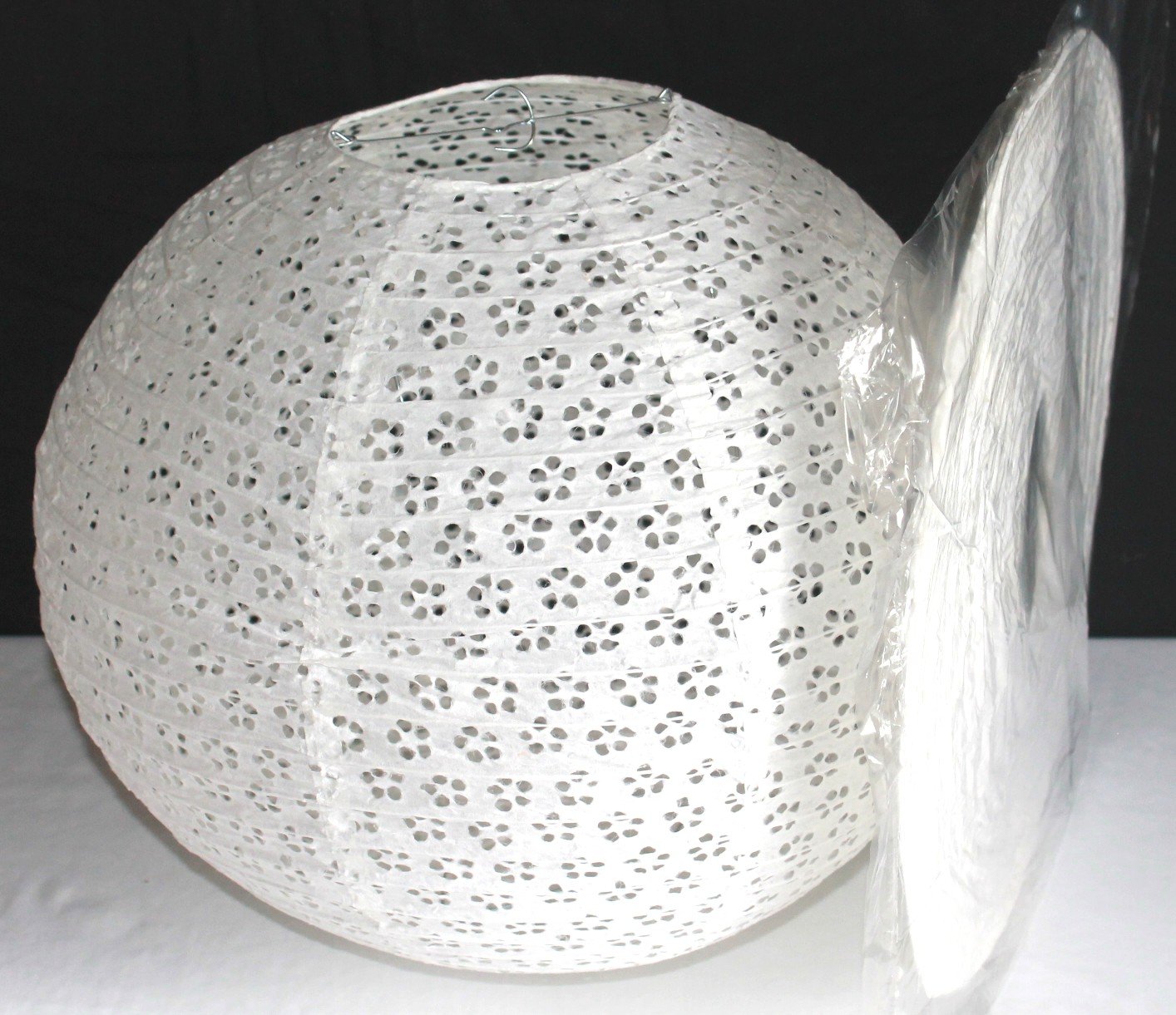 Japanischer Lampion Aus Reispapier, 40 Cm Durchmesser – Motiv Panda, Zum Aufhängen