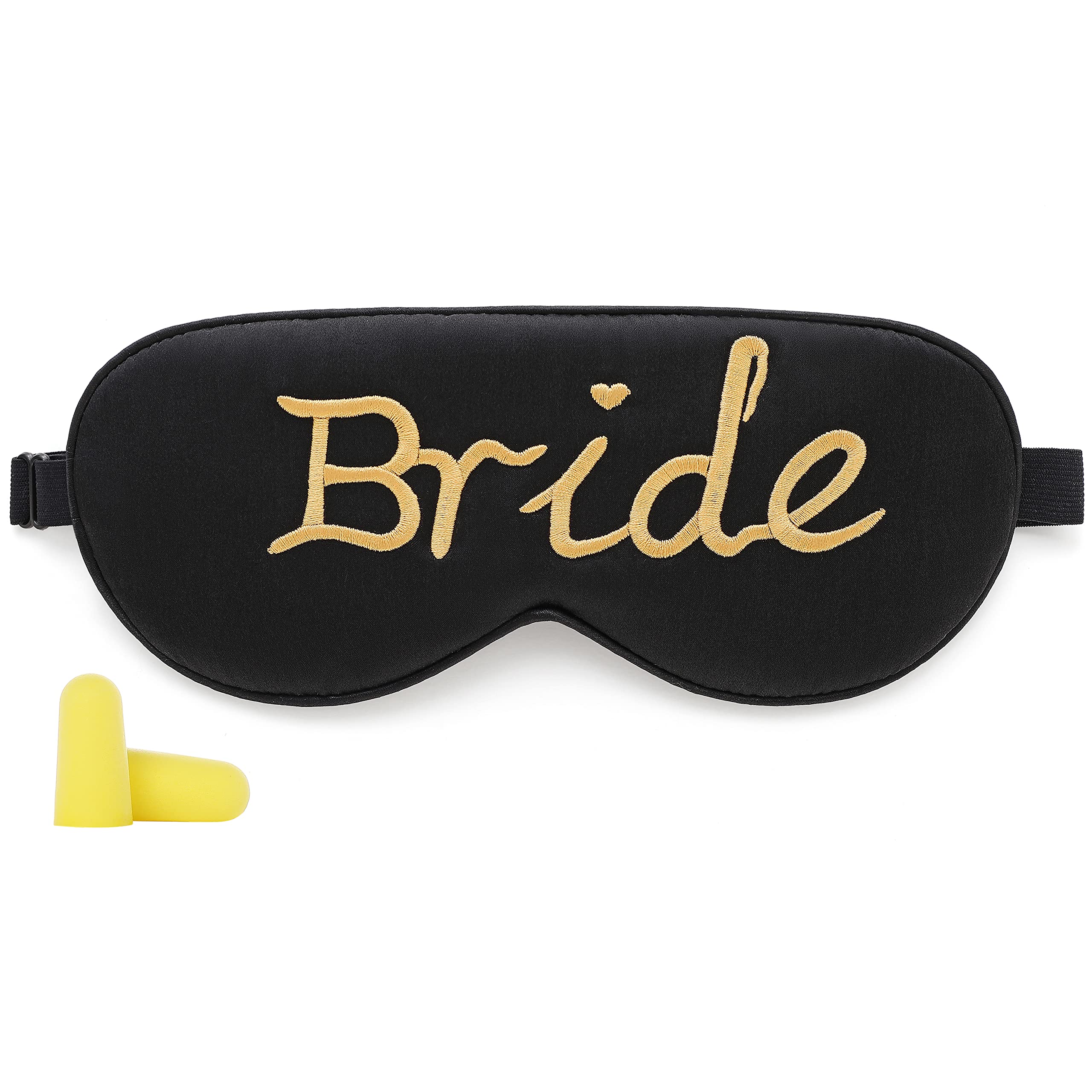 Coucoland 100% Mulberry Silk Funny Sleeping Eye Mask Cover Blindfold for Sleep Adjustable Head Straps with Two Ear Plugs