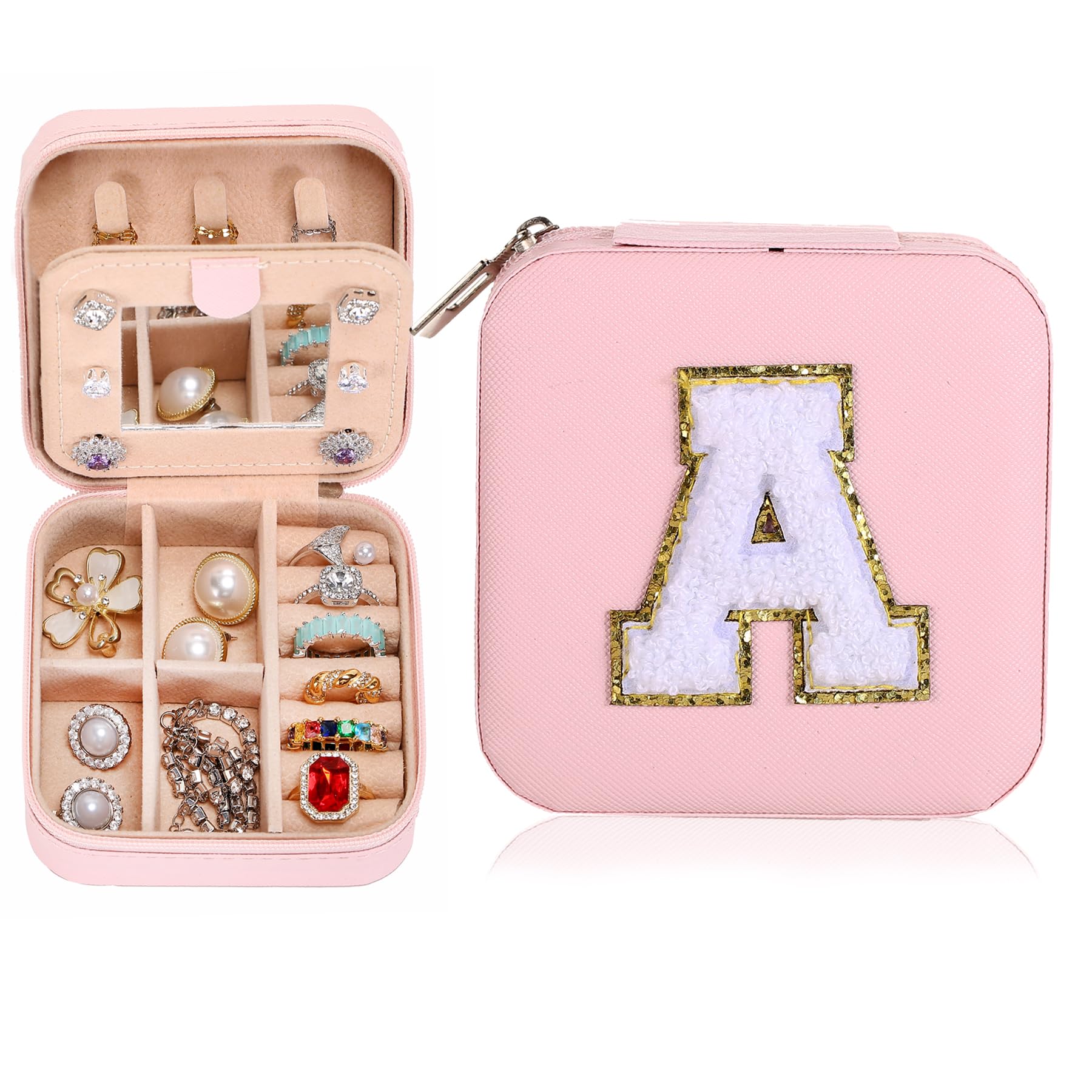 Small Jewelry Box Travel Jewelry Case Jewelry Holder Organizer Travel Essentials Box Jewelry Organizer Personalized Birthday Gifts for