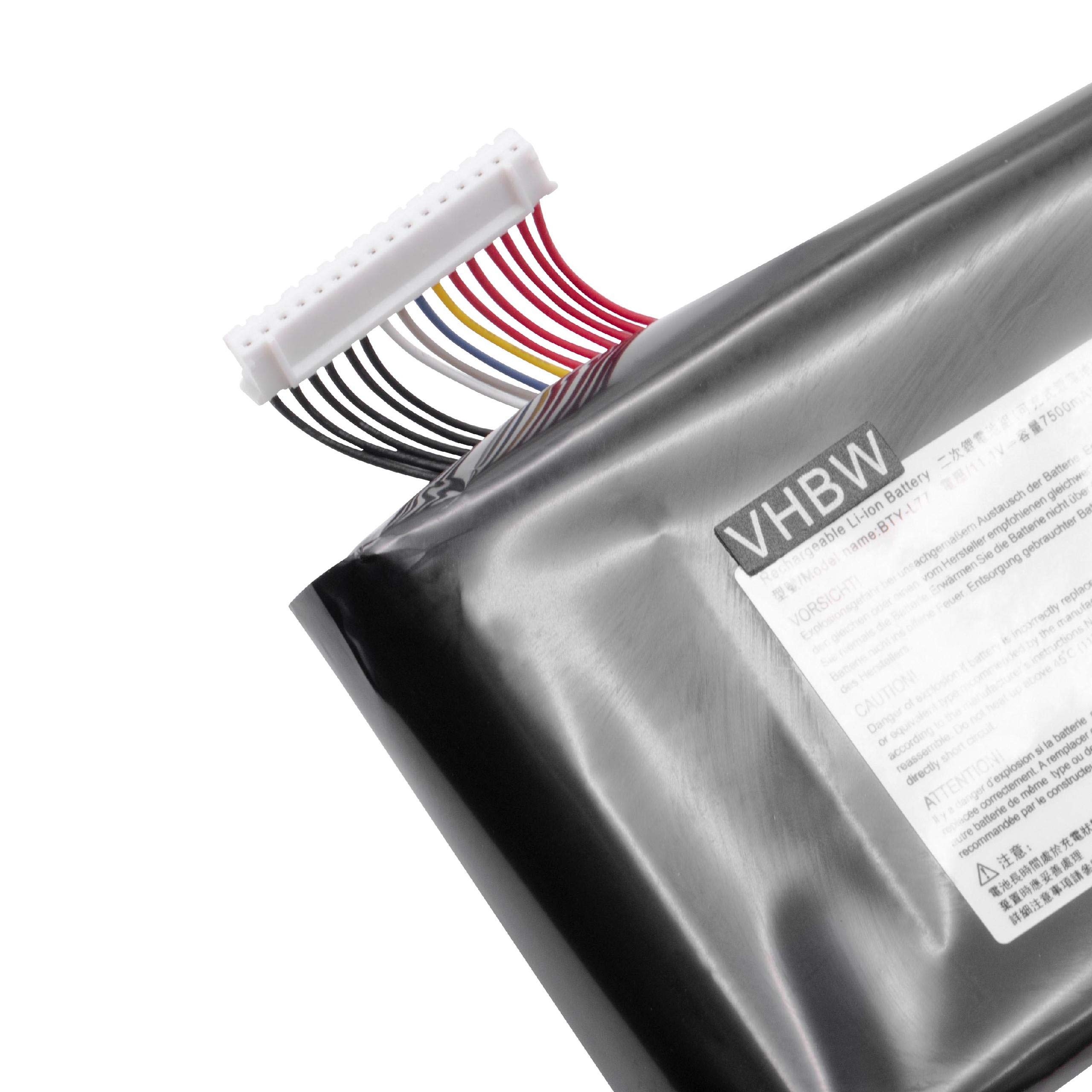 vhbw batteria compatibile con MSI GT72 2QE-648NL, GT72 2QE-649BE, GT72