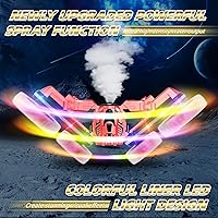 Vista 2 de Automóvil a control remoto giratorio de 360°, vehículos RC 4WD con spray genial, camión de acrobacias RC de doble cara de 2.4Ghz para niños de 6 a