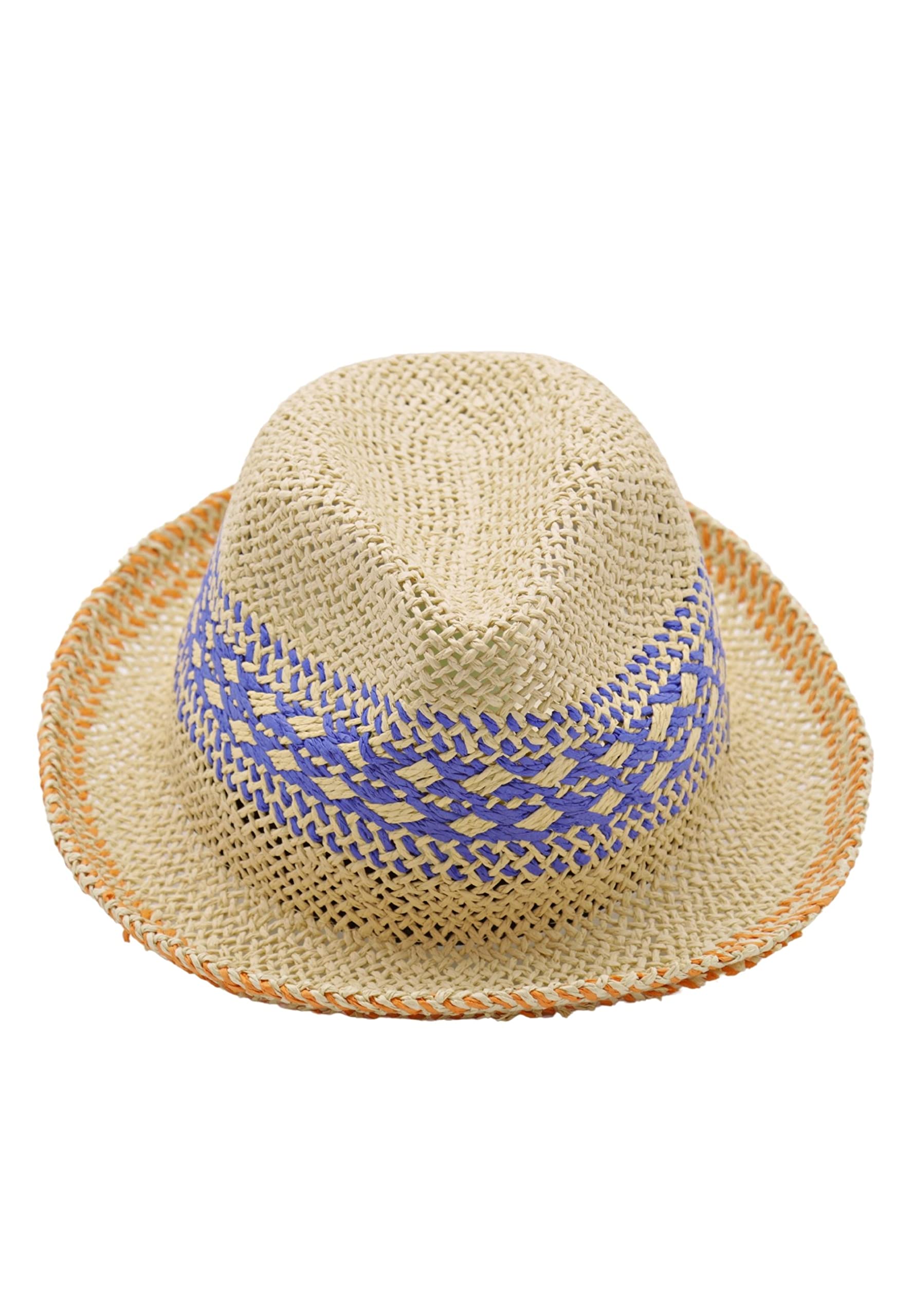 CHILLOUTS Trilby Strohhut Sommerhut Sonnenhut Strohtrilby Strandhut