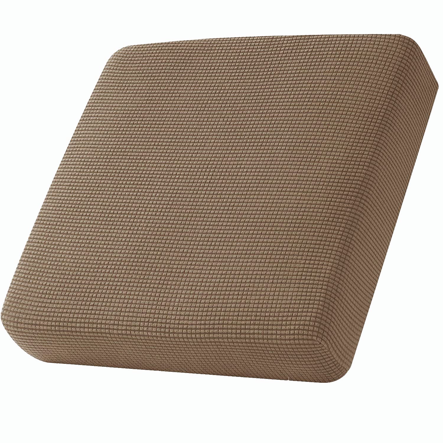 Sofa Cushion Covers Customization Tailor Made Sofa Seat Cushion Slipcovers Stretch Polar Fleece Sofacushion Backrest Cover Replacement (Camel,2X-Large)