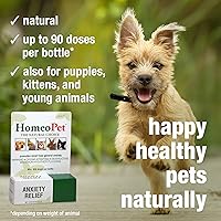 Vista 4 de HomeoPet Anxiety Relief Medicine for Pets, Natural Anxiety Relief for Dogs and Cats, Cat and Dog Calming Medicine, 15 Milliliters