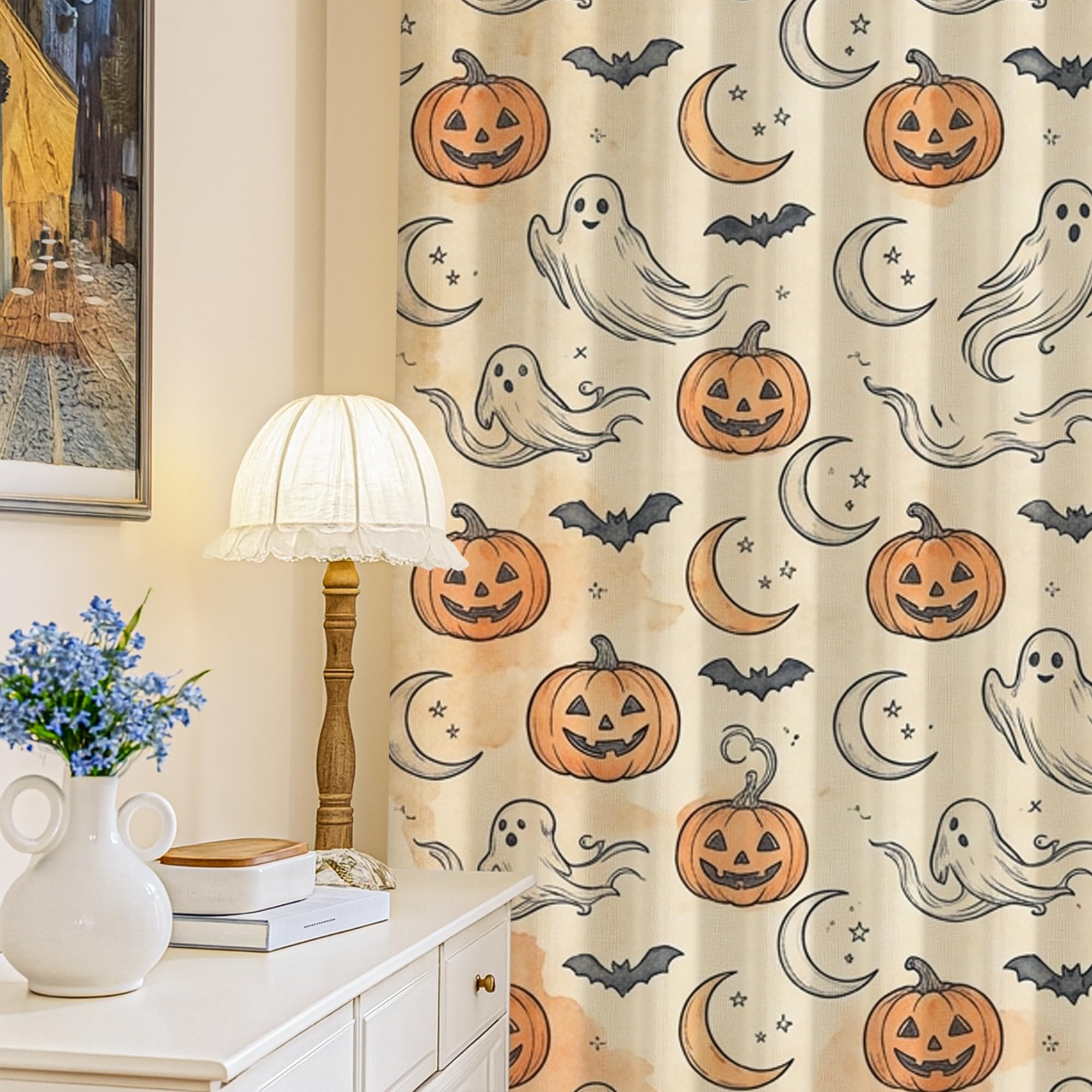 Rideaux occultants de salon pour habiller votre maison en automne
