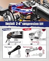 Vista 7 de KSP F-150 Brazo de control superior de aluminio para kits de elevación de nivelación de 2-4 pulgadas, brazos de control forjados ajustables