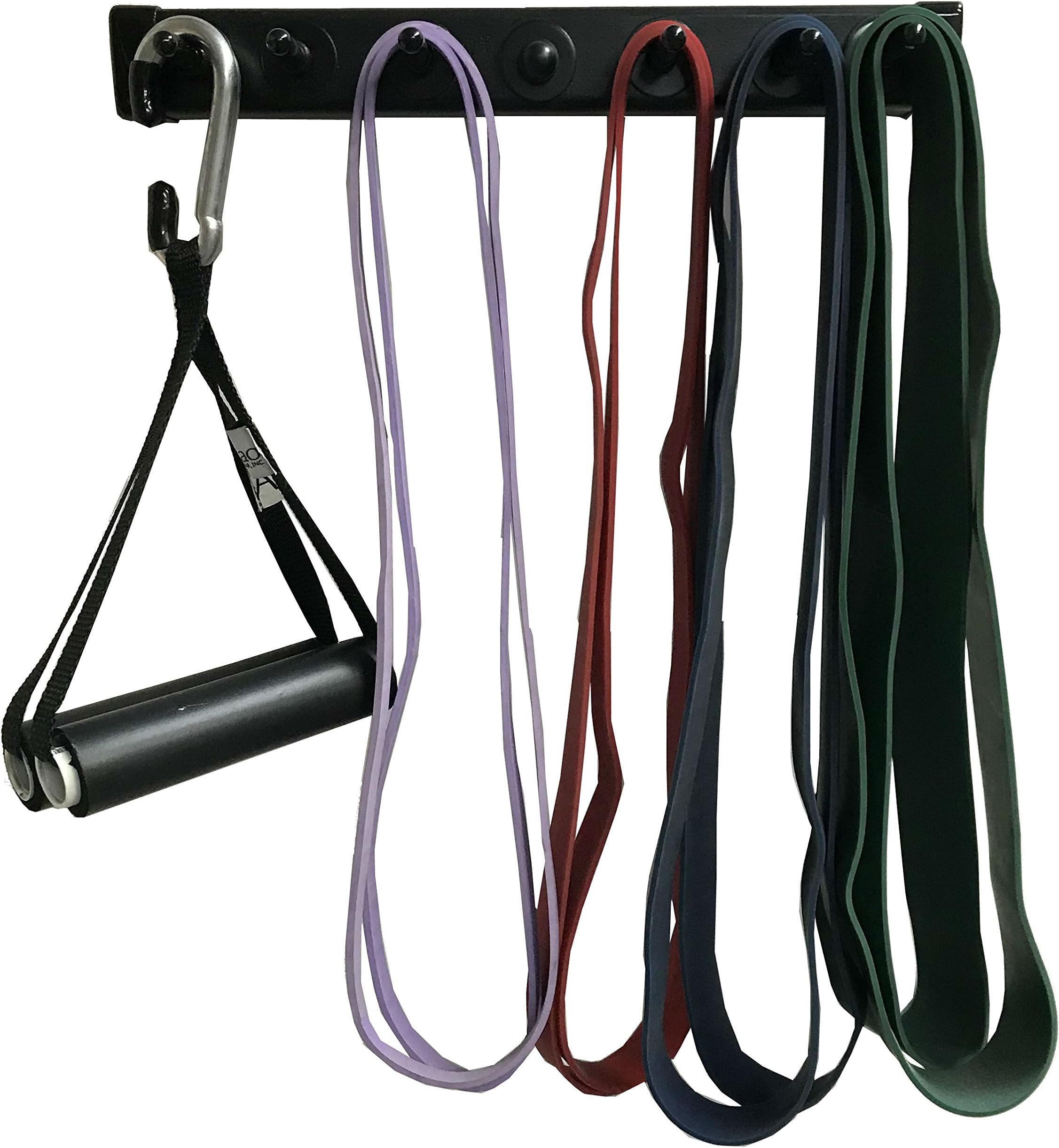 Anazao Fitness Gear New 14” Storage Rack for Resistance Bands (Bands not Included) and Band Accessories. Note - Exercise Bars, Handles, LAT Bar and Other Gear Sold Separately on